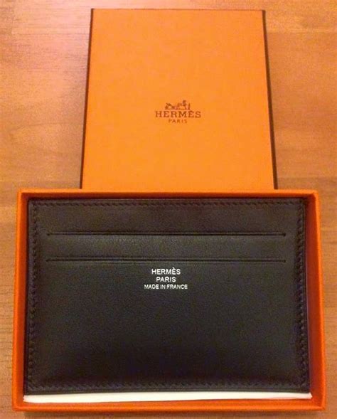 hermes men's card holder.